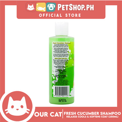 Our Cat Fresh Cucumber Shampoo 250ml Cat Shampoo