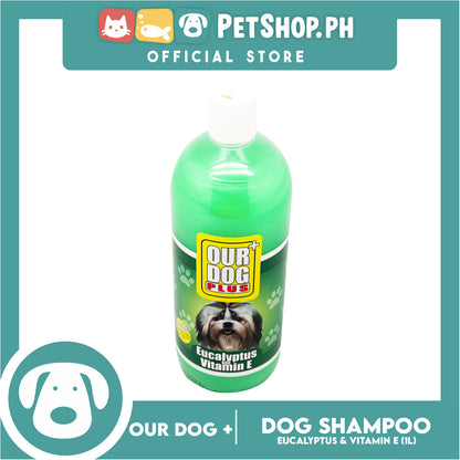 Our Dog Plus Eucalyptus and Vitamin E Dog Shampoo 1 Liter
