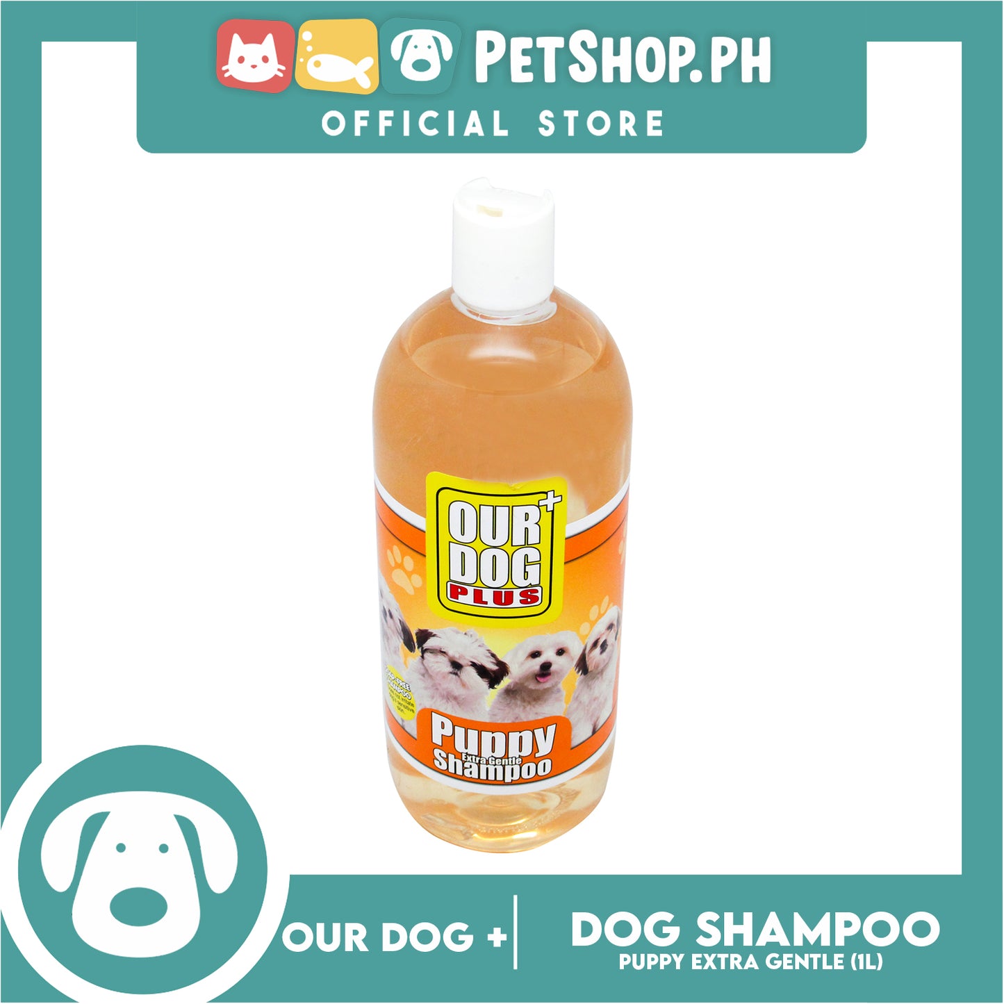 Our Dog Plus Puppy Extra Gentle Dog Shampoo 1 Liter