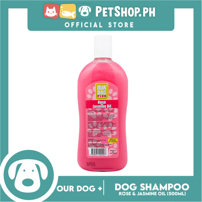 Our Dog Plus Rose and Jasmin Oil Dog Shampoo 500ml