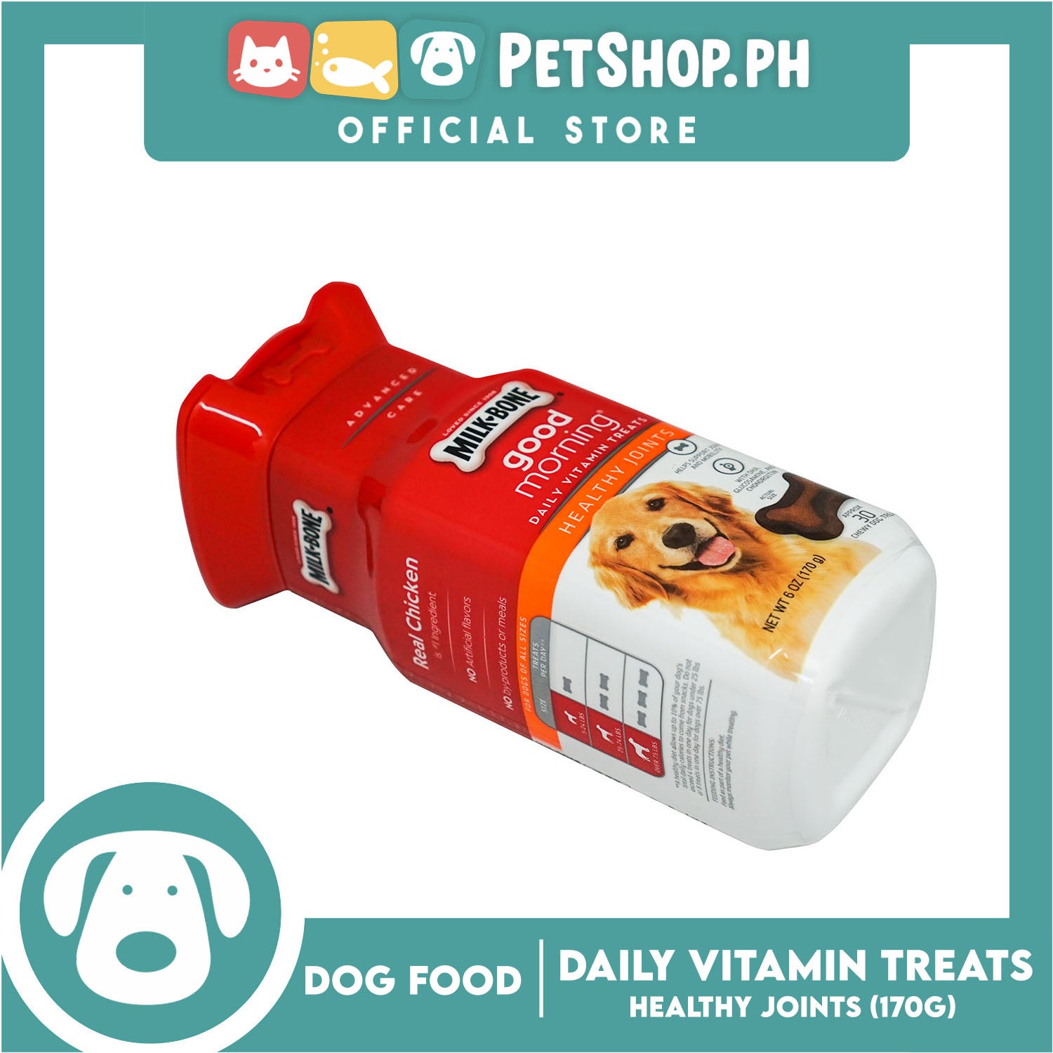 Milk Bone Good Morning Healthy Joints Daily Vitamin Treats for Dogs 17 Petshop.PH