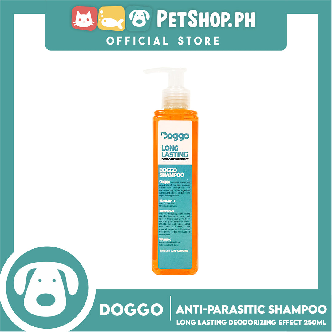 Doggo Shampoo Long Lasting Deodorizing Effect 250ml (Anti-Parasitic)