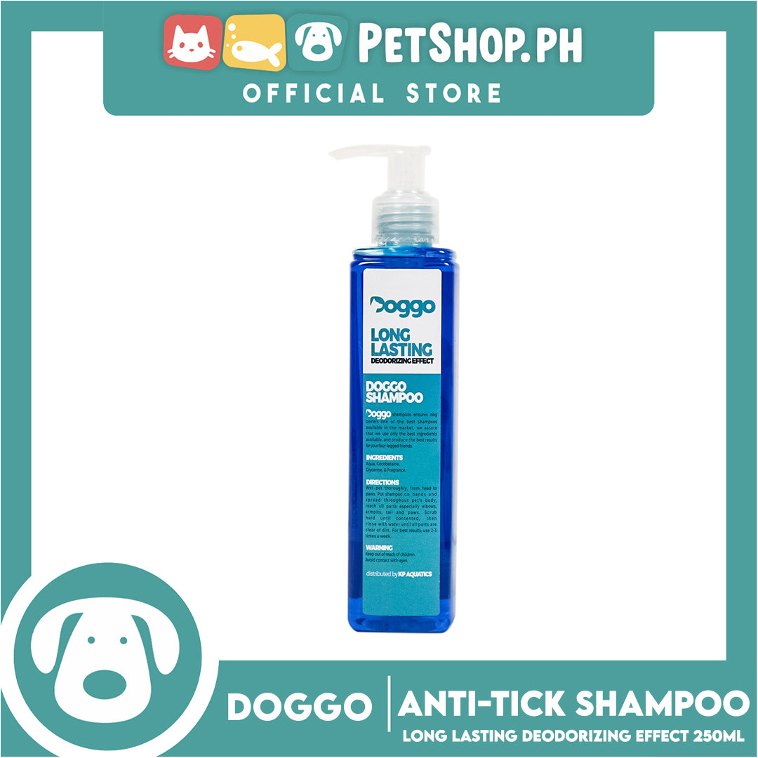 Doggo Shampoo Long Lasting Deodorizing Effect 250ml (Anti-Tick)