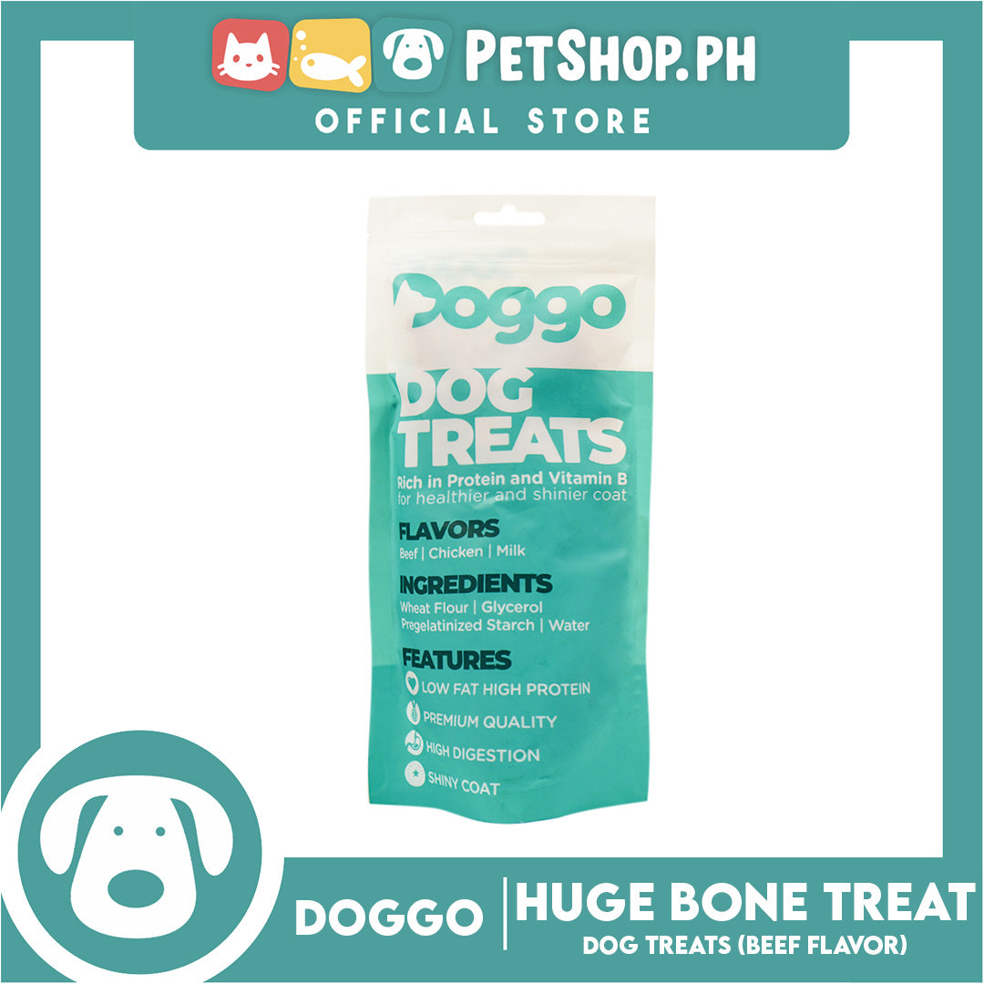 Doggo Dog Treats Huge 100grams (Bone Beef)