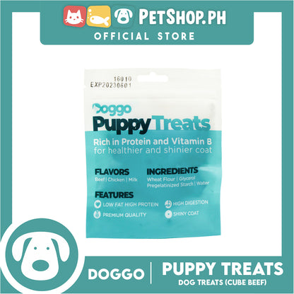 Doggo Dog Puppy Treats (Cube Beef)