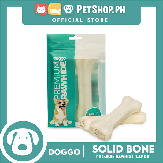 Doggo Premium Rawhide Solid Bone (Large)