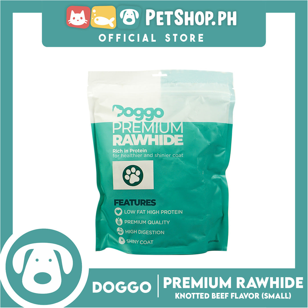 Doggo Premium Rawhide Knotted Beef Flavor (Small)