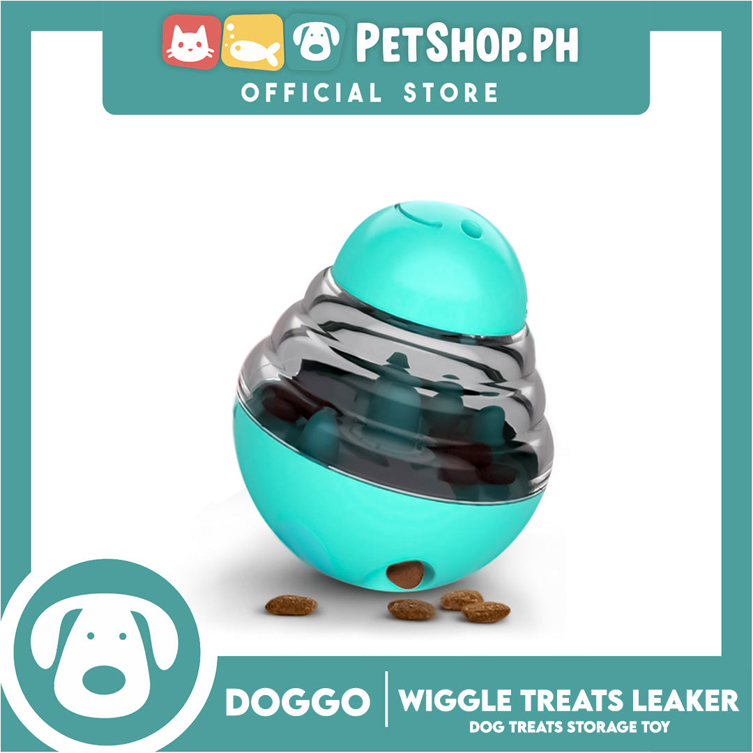 Doggo Dog Wiggle Treats Leaker (Blue Green) Storage Treats for Dog