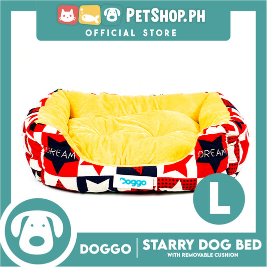Doggo Starry Bed (Large) Removable Cushion Dog Bed