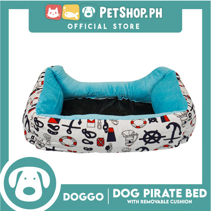Doggo Pirate Bed (Small) Pet Sleeping Bed Dog Bed Pirate Theme