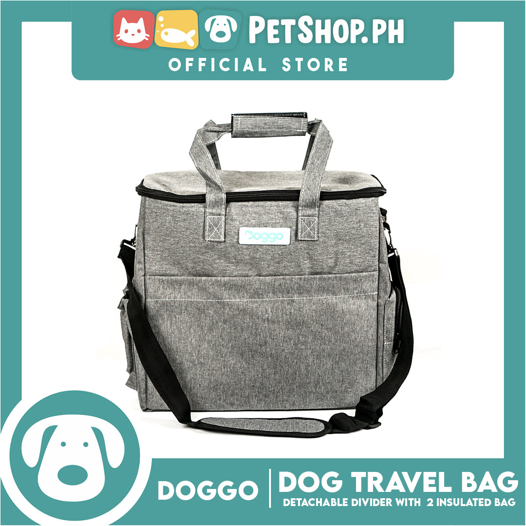 Doggo Bag With Strap Included With 7 compartments And 2 Insulated Bags Detachable Divider