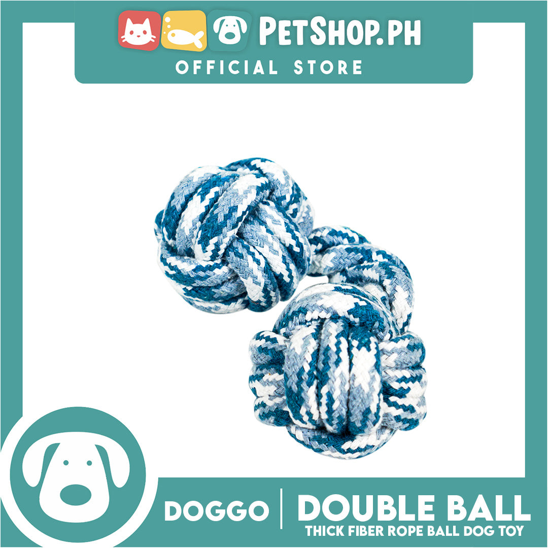 Doggo Double Ball (Blue) Perfect Toy for Dog