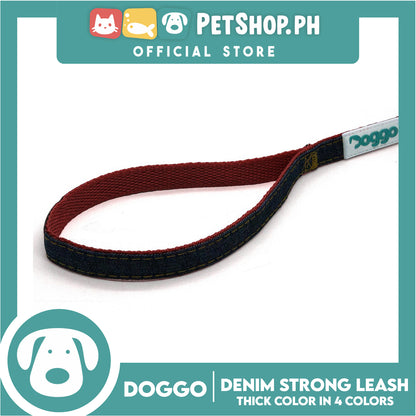 Doggo Strong Leash Denim Design Extra Small (Black) Leash for Your Dog