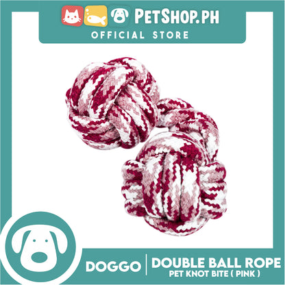 Doggo Double Ball (Pink) Perfect Toy for Dog