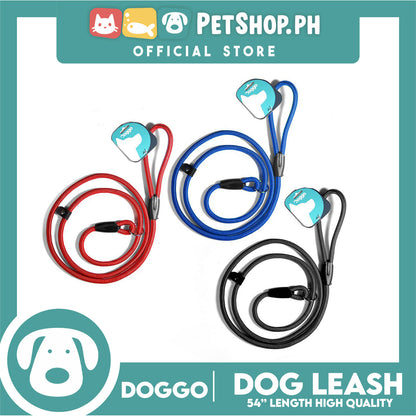 Doggo High Quality Dog Leash Adjustable (Black) Leash for Your Dog
