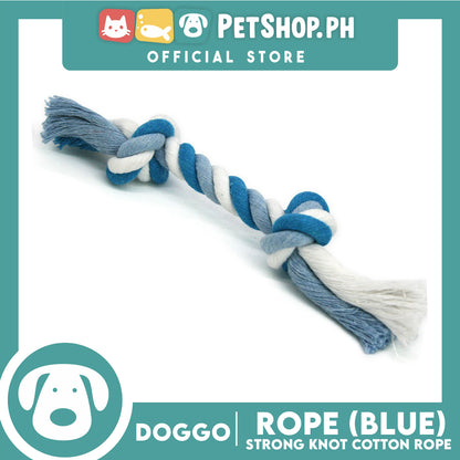 Doggo Rope Thick Fiber 13' ' Extra Large Size (Blue) Perfect Toy for Dog