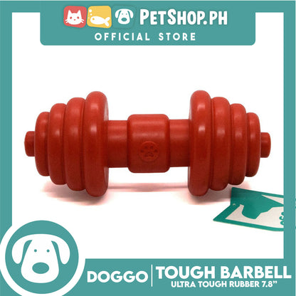 Doggo Tough Barbell Design (Red) Dog Toy Pet Toy for Adult