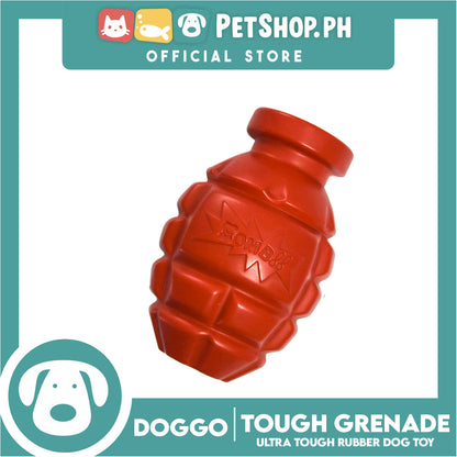 Doggo Tough Grenade Design (Red) Dog Toy Pet Toy for Adult