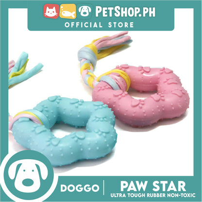 Doggo Paw Star (Blue) Ultra Tough Rubber Pet Toy
