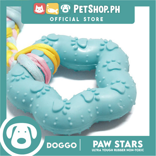 Doggo Paw Star (Blue) Ultra Tough Rubber Pet Toy