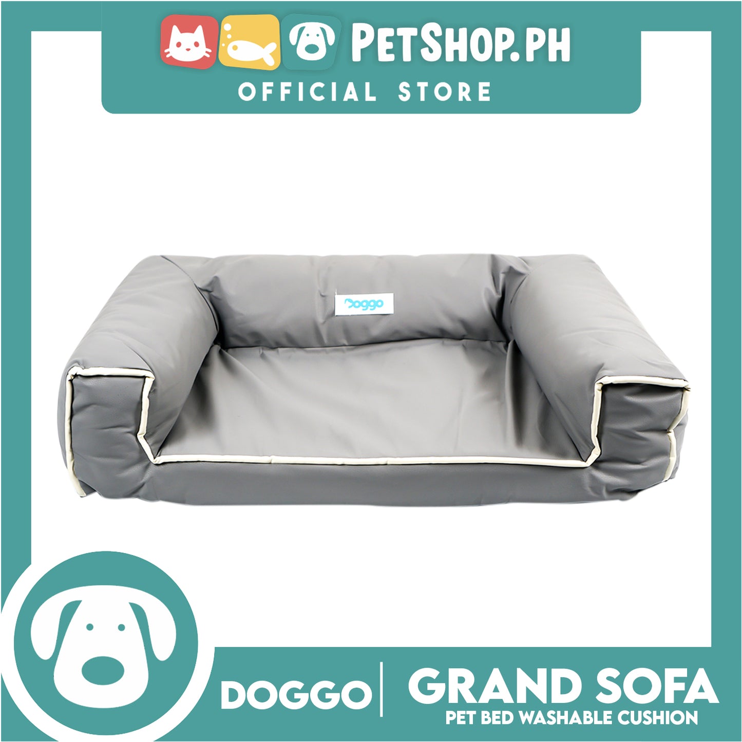 Doggo Grand Sofa Bed (Medium) Orthopedic Dog Bed Pet Sofa Bed