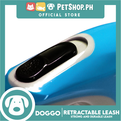 Doggo Retractable Leash 5M (Black) Strong And Durable, In Comfort And Control Running And Convenient