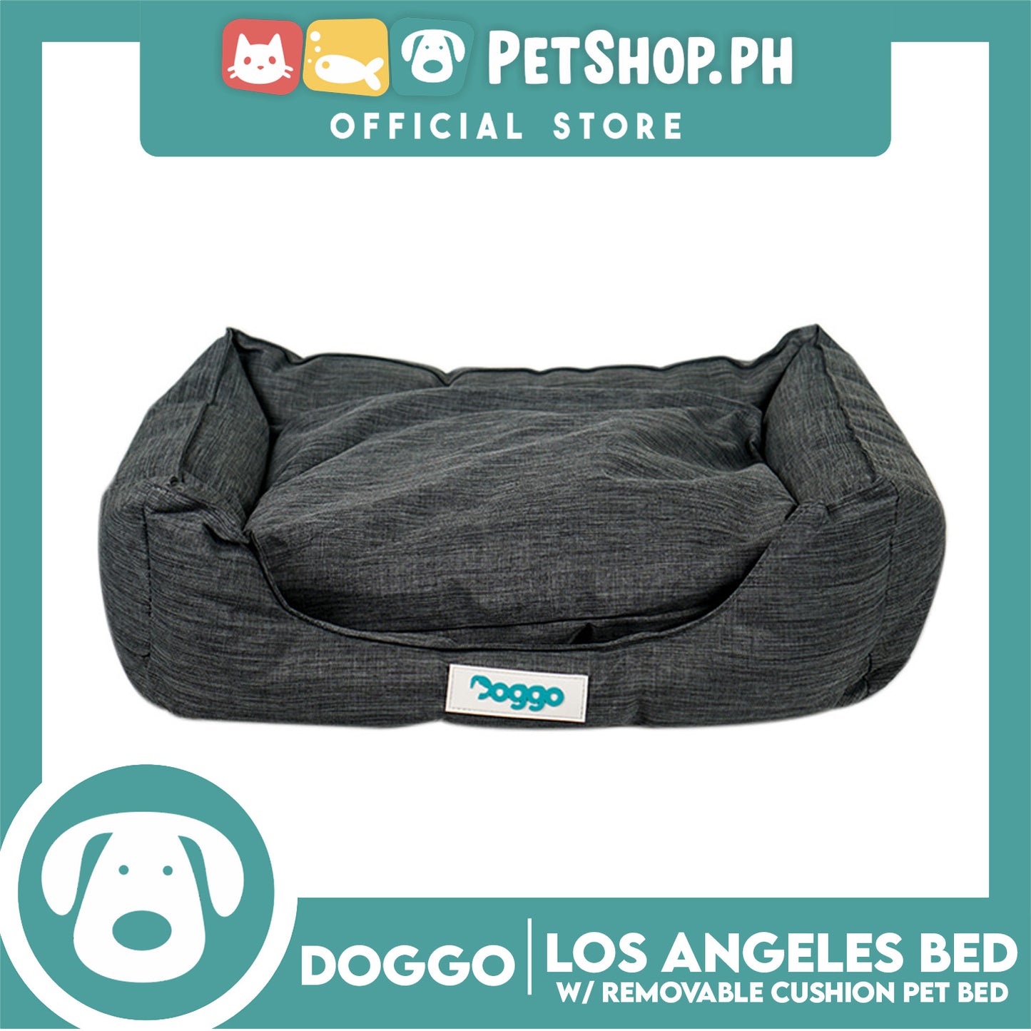 Doggo Los Angeles Bed (Large) Comfortable Pet Bed