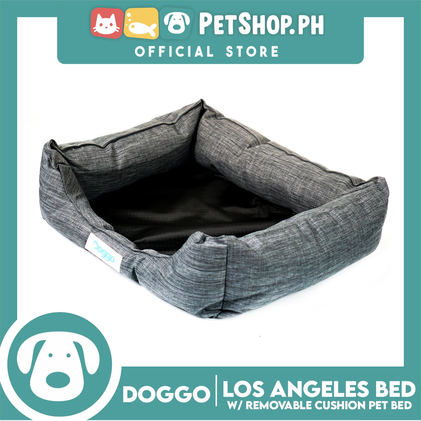 Doggo Los Angeles Bed (XXL) Comfortable Pet Bed