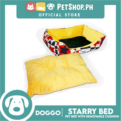 Doggo Starry Bed (Small) Removable Cushion Dog Bed