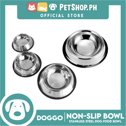 Doggo Non-Slip Bowl (Large) Durable Stainless Pet Feeding Bowl
