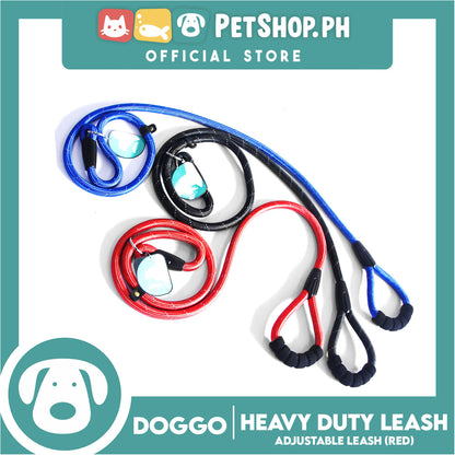 Doggo Heavy Duty Leash (Black) 58 ' ' Durable And Strong Leash for Your Dog