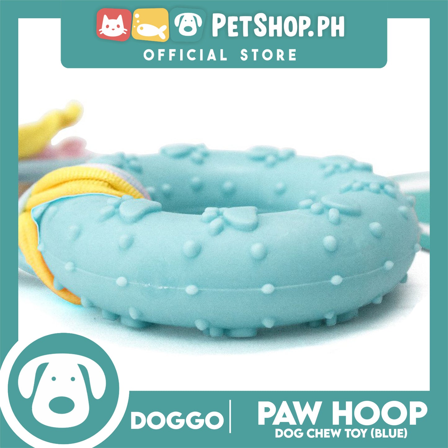 Doggo Paw Hoop (Blue) Toy for Dog