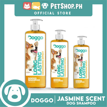 Doggo Shampoo Long Lasting Deodorizing Effect 1 Liter (Jasmine) Shampoo for Your Pet