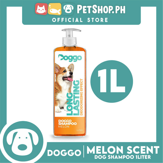 Doggo Shampoo Long Lasting Deodorizing Effect 1 Liter (Melon) Shampoo for Your Pet