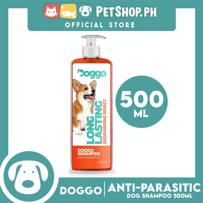 Doggo Shampoo Long Lasting Deodorizing Effect 500ml (Anti-Parasitic) Shampoo for Your Pet