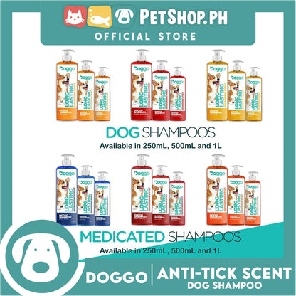 Doggo Shampoo Long Lasting Deodorizing Effect 500ml (Anti-Tick) Shampoo for Your Pet