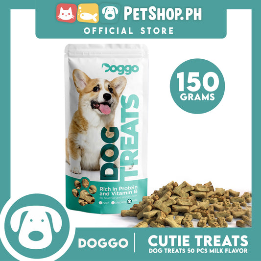 Doggo Dog Cutie Treats 150 grams, 50 pcs. (Milk Flavor) Treats for Your Dog