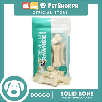 Doggo Premium Solid Bone Rawhide (Small) Chewable Treat for Your Dog