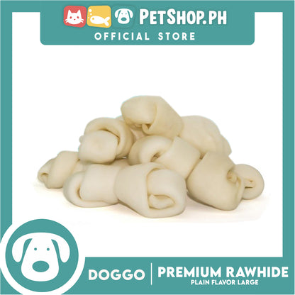Doggo Premium Plain Rawhide (Large) Chewable Treat for Your Dog