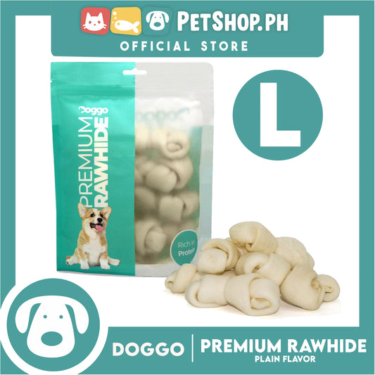 Doggo Premium Plain Rawhide (Large) Chewable Treat for Your Dog