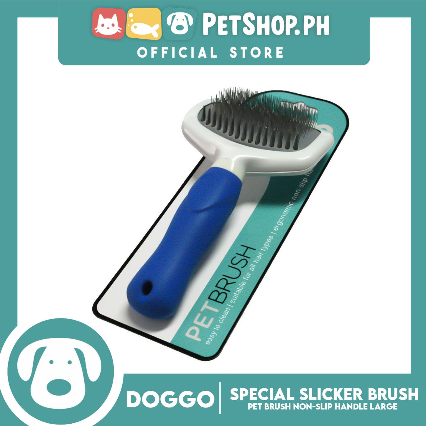 Doggo Special Slicker Brush (Large) for Your Dog