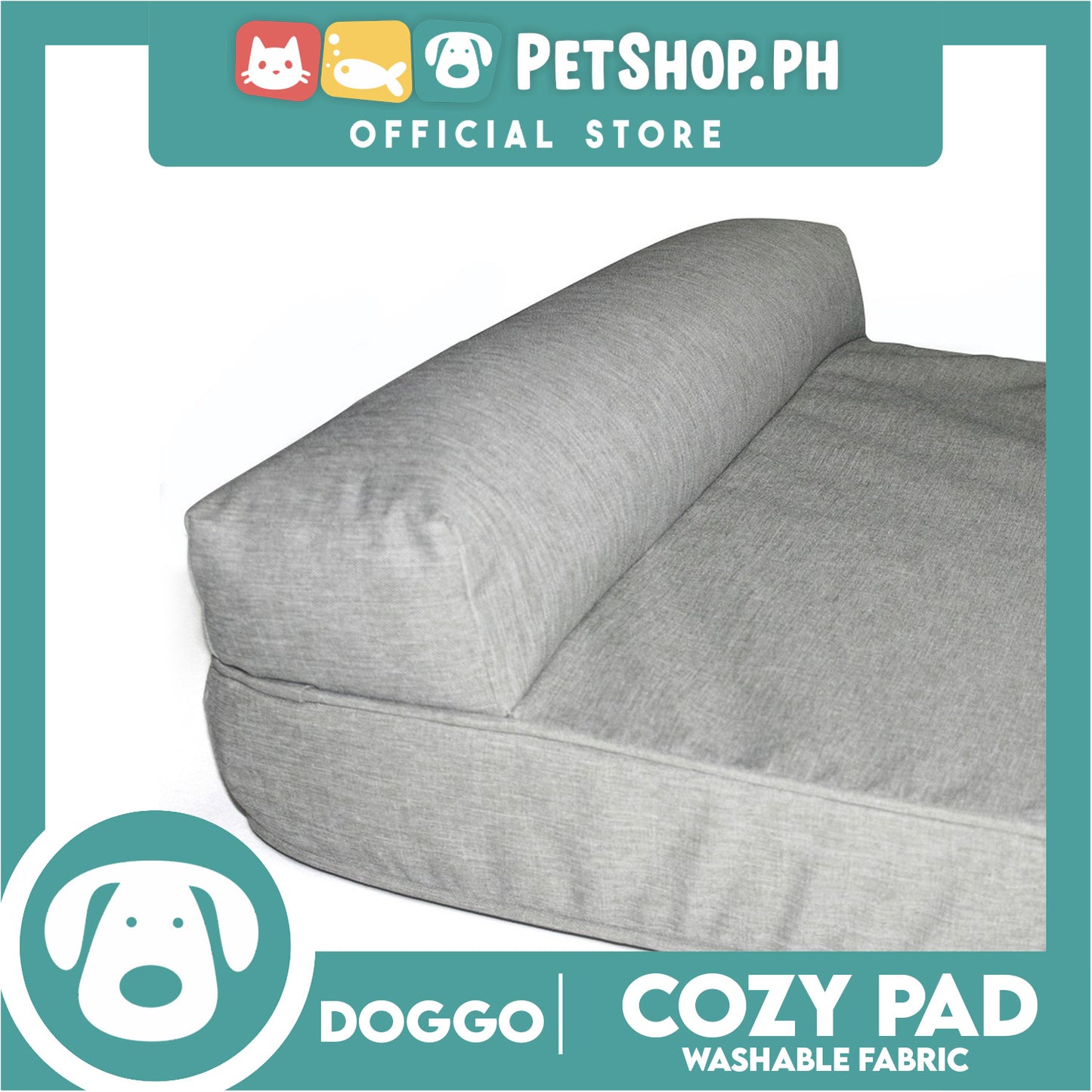 Doggo Dog Bed Cozy Pad (Medium) Orthopedic Dog Beds & Calming Dog Beds