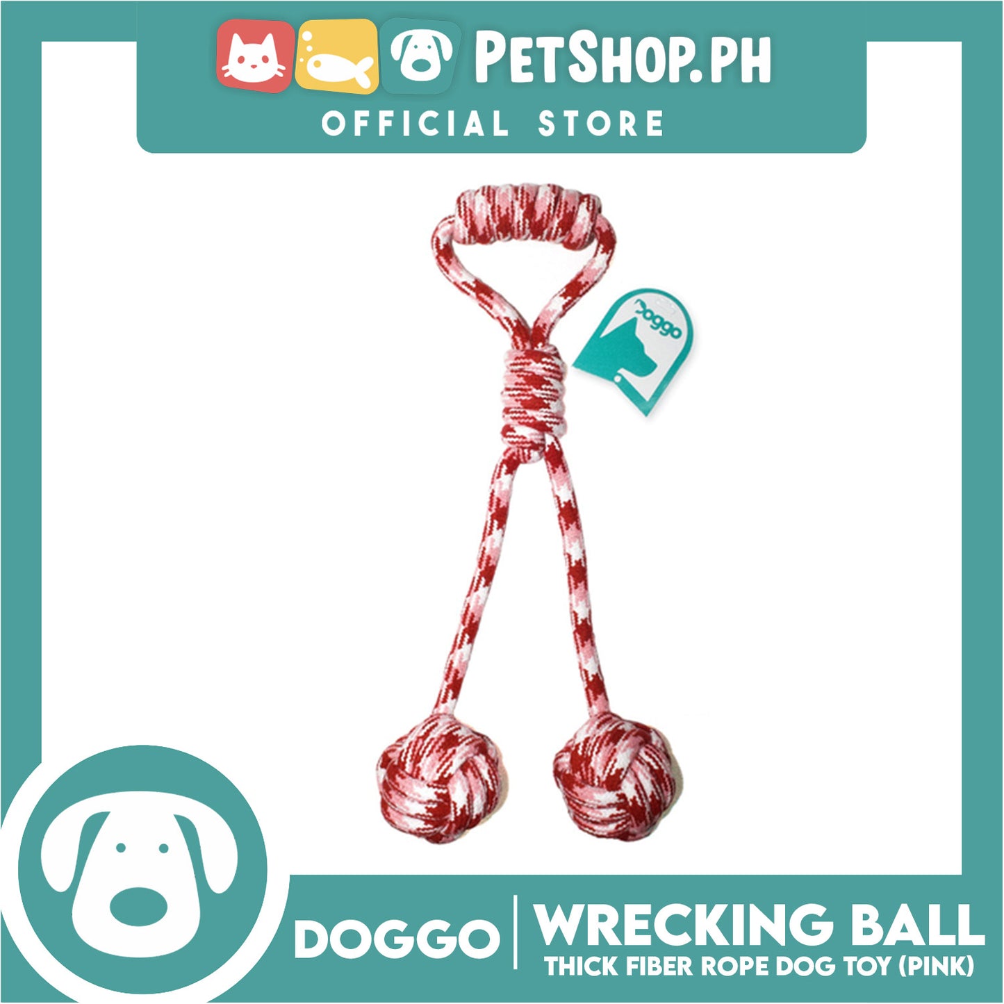Doggo Double Twin Wrecking Ball (Pink)