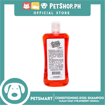 Clean Coat Conditioning With Tea Tree Oil 500ml (Strawberry) Dog Shampoo