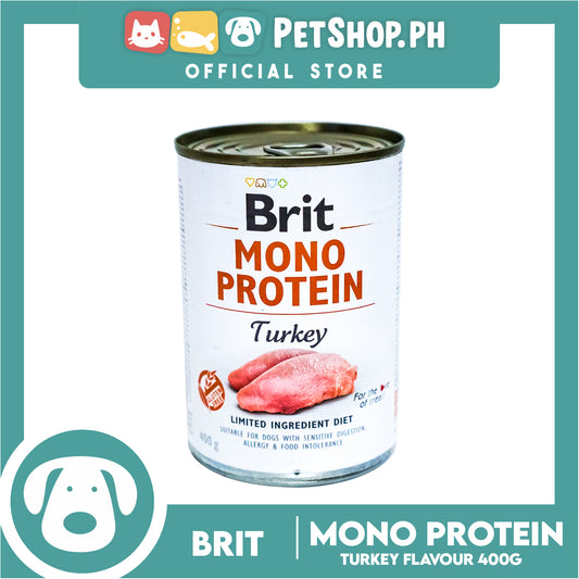 Brit Mono Protein Turkey 400g Dog Wet Food
