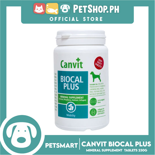 Canvit Biocal Plus For Dogs 230g Dog Mineral Supplement