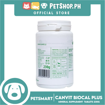Canvit Biocal Plus For Dogs 230g Dog Mineral Supplement