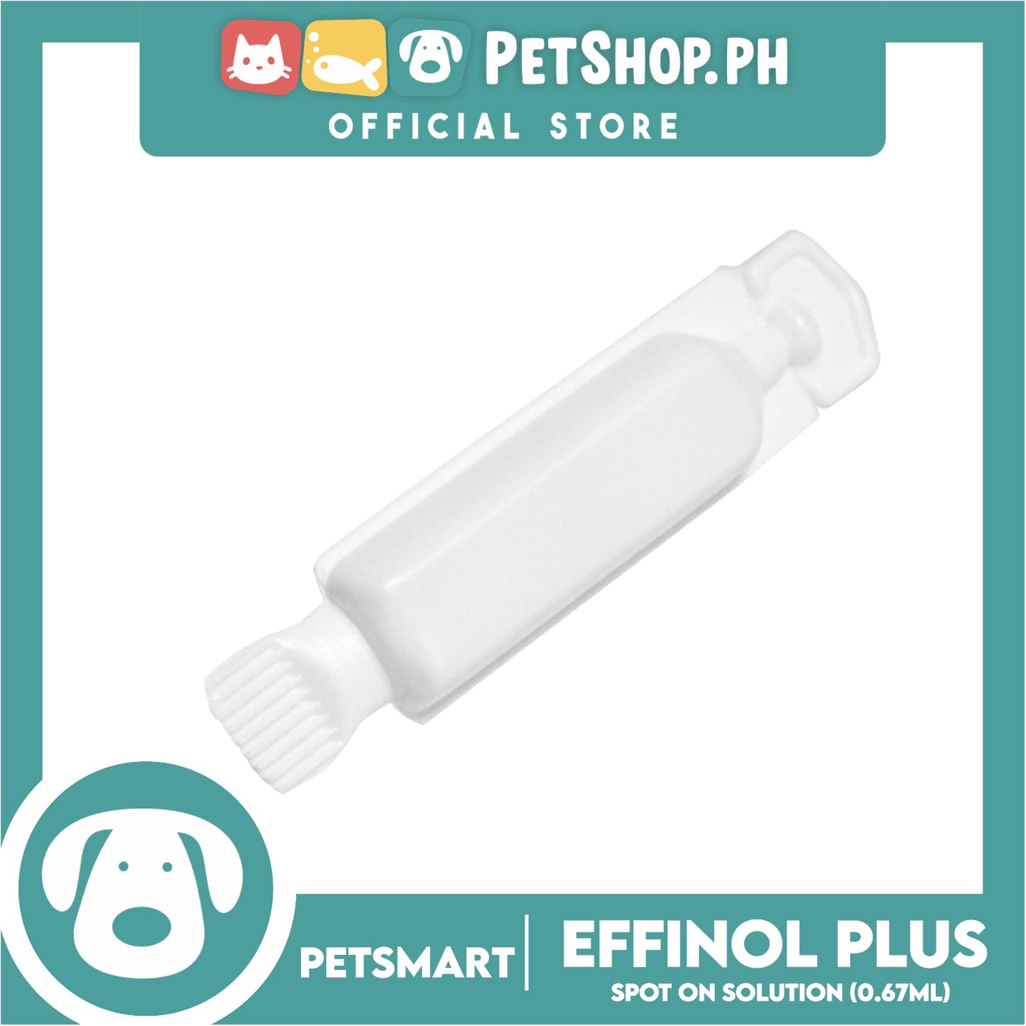 Kawu Effinol Plus Spot On (Fipronil + S-Methoprene) 0.67ml For Small Breed Up To 10kg
