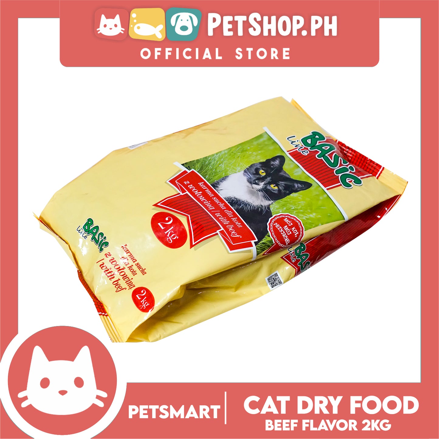 Basic Line Cat Dry Beef 2kg
