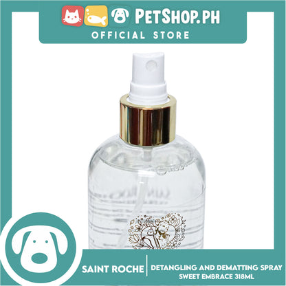 Saint Roche Ultra Premium Detangling and Dematting Spray for Dogs 318ml (Sweet Embrace) Dogs Fur and Coat